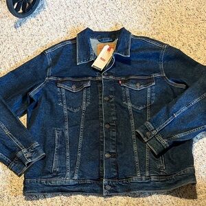 Levi's Dark Blue Denim Jacket NWT XL